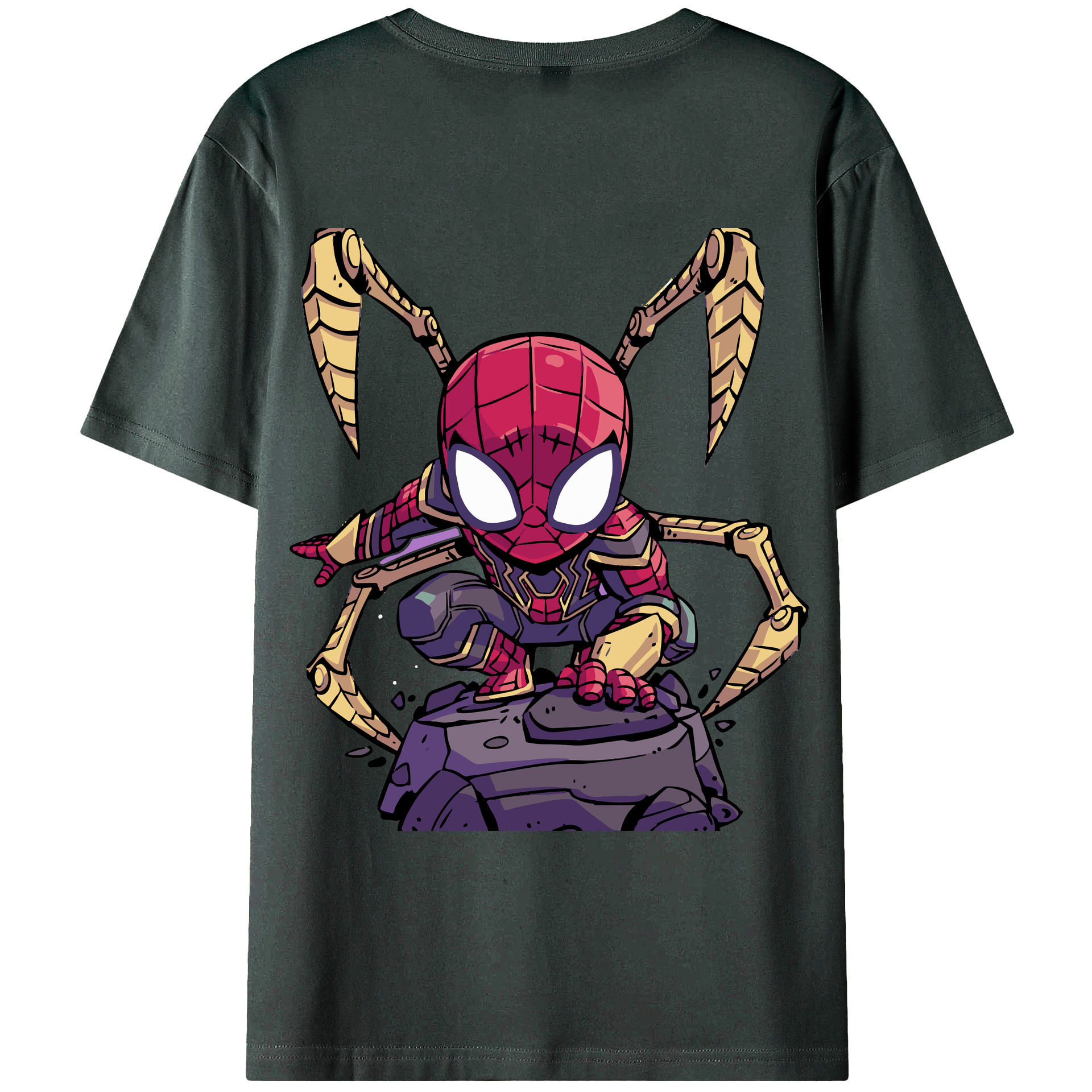 （画像用） アベンジャーズ The Avengers 綿100％ メンズ半袖Tシャツ（バックプリント） 通気性